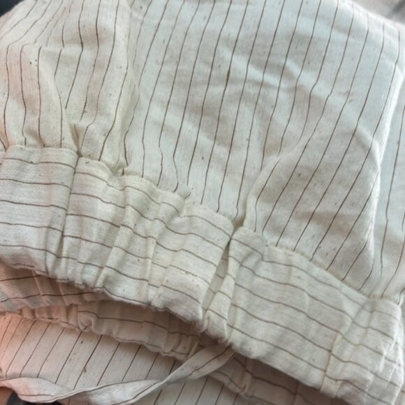 Cordera maxi pinstripe linen blend pants OS - Picture 6 of 7